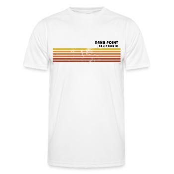 Retro Dana Point California Vintage Vacances - T-shirt sport Homme - blanc - Devant - AI Model Male 178 dark (178cm)