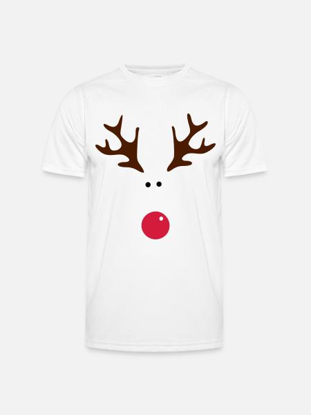 Rudolph - Men's Functional T-Shirt - white
