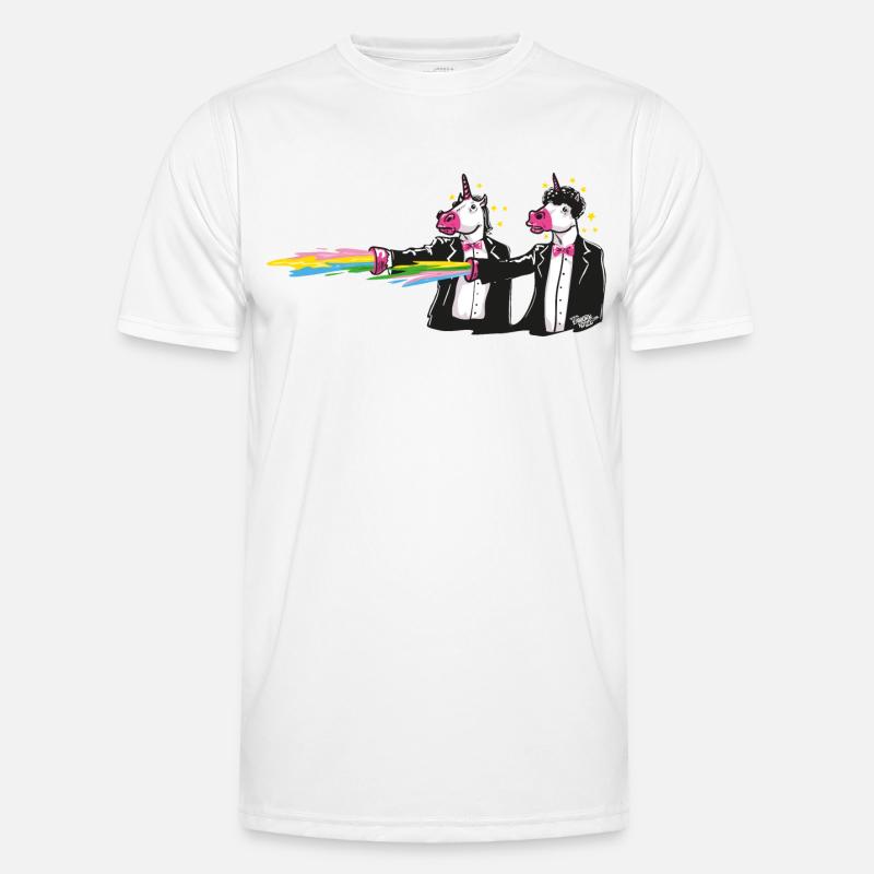 unicorns & rainbows Men's Functional T-Shirt