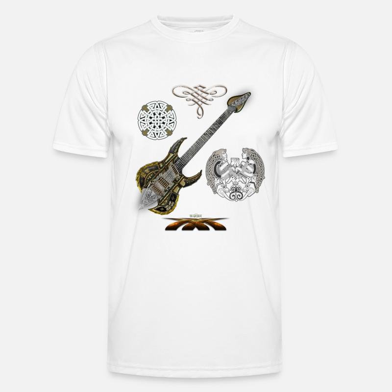 Celtic Warrior Guitare spr T-shirt sport Homme