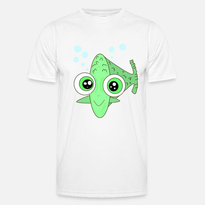 Fish Fish Glubschaugen Comicstyle Aquaristics Men's Functional T-Shirt