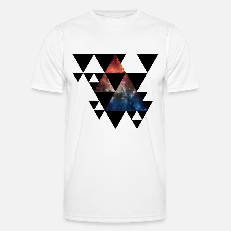 Triangles Männer Funktions-T-Shirt