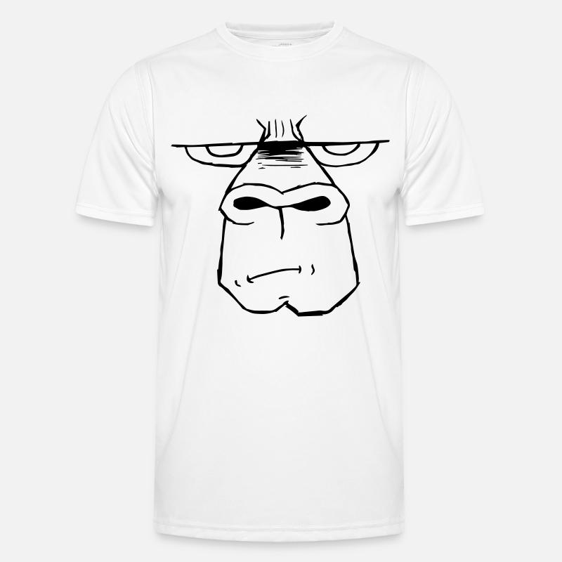 Ape - Männer Funktions-T-Shirt - Weiß