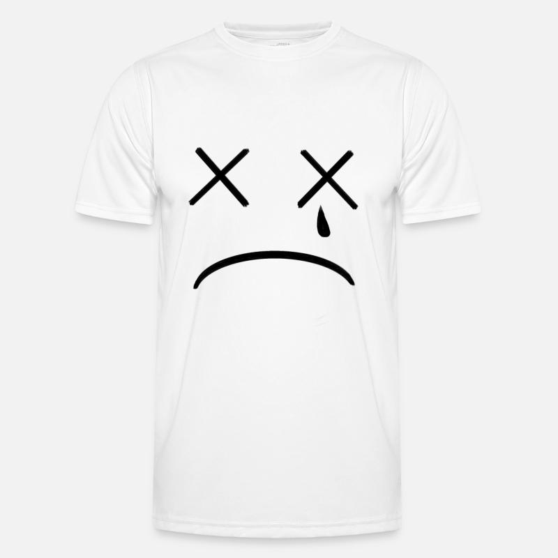 sad face Men's Functional T-Shirt