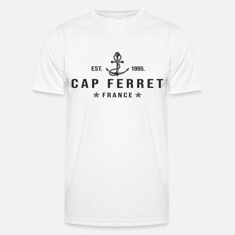 Cap Ferret cool gift Arcachon - Men's Functional T-Shirt - white