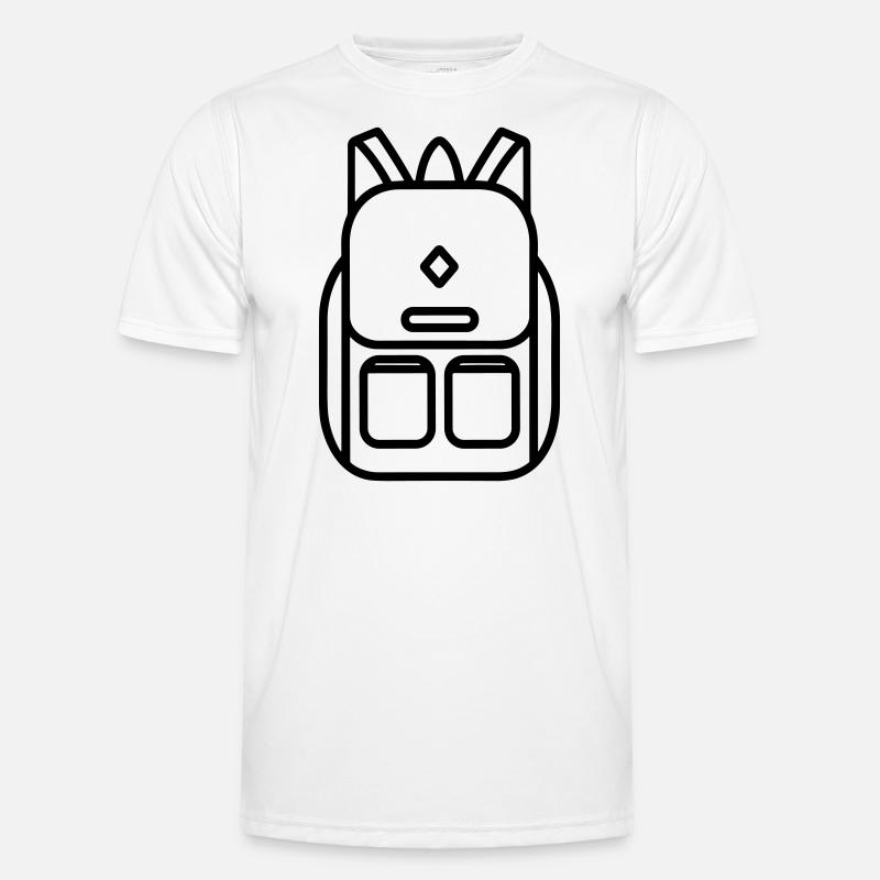 Rucksack Männer Funktions-T-Shirt