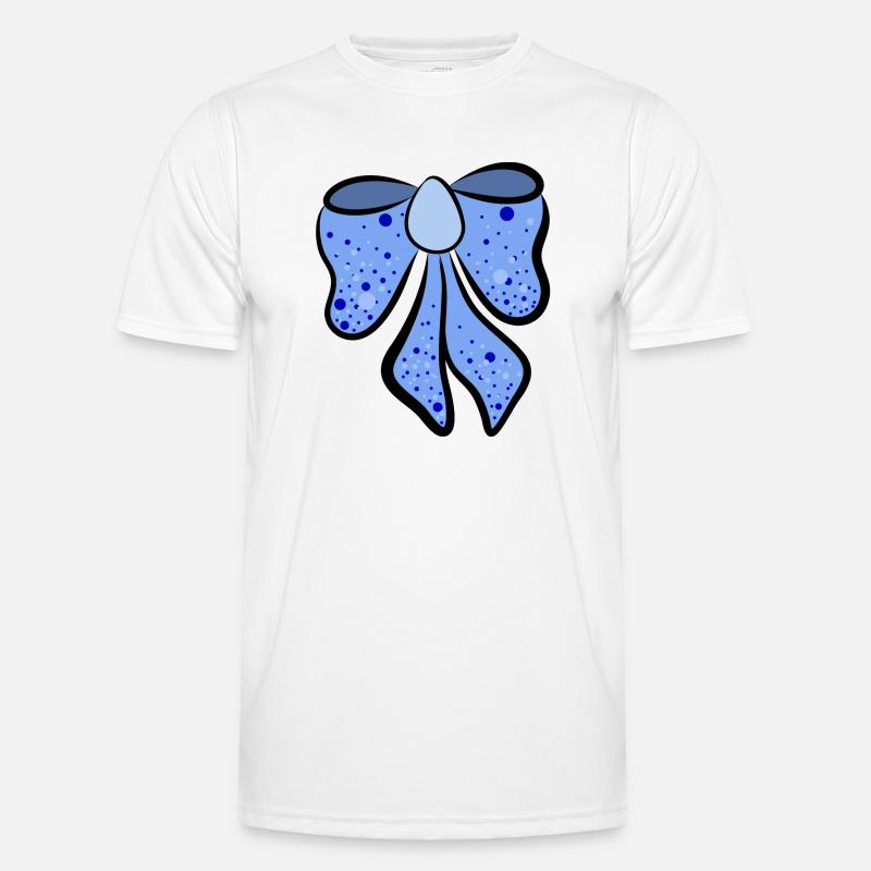 schöne blaue Schleife , Geschenkidee Männer Funktions-T-Shirt