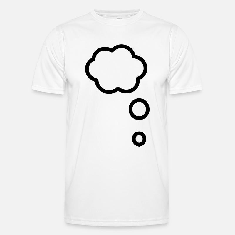 bulle de pensée T-shirt sport Homme