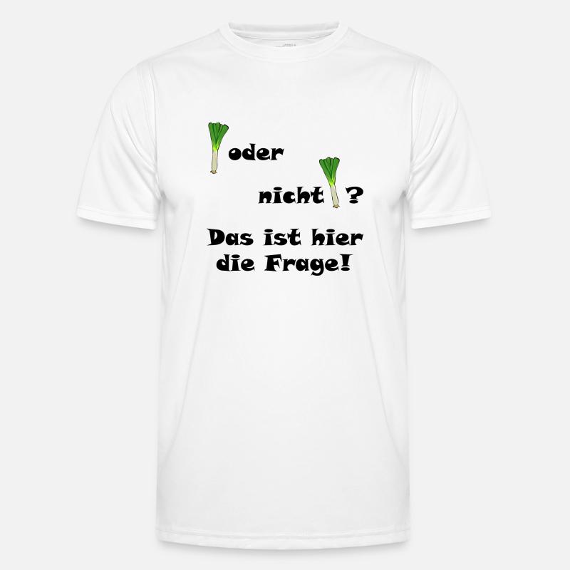 Lauch oder nicht Lauch? Männer Funktions-T-Shirt