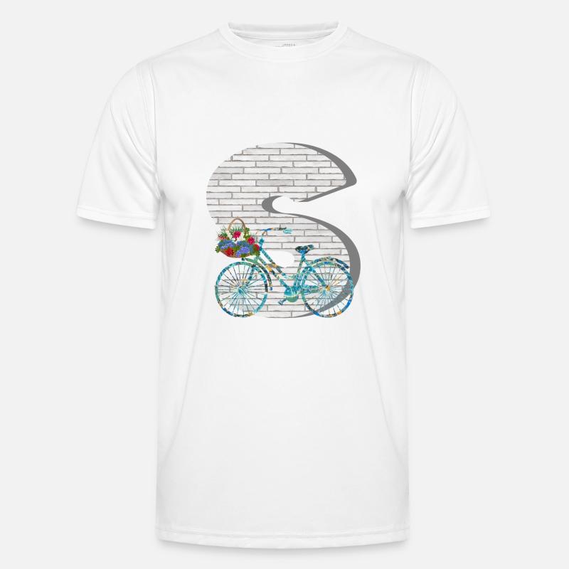 bicycle e 100 s - Men's Functional T-Shirt - white