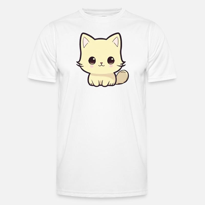 Chibi-Katze Männer Funktions-T-Shirt