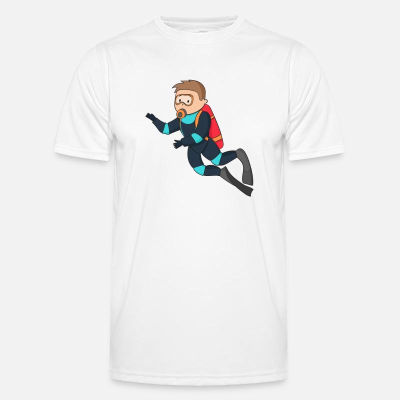 diving Männer Funktions-T-Shirt