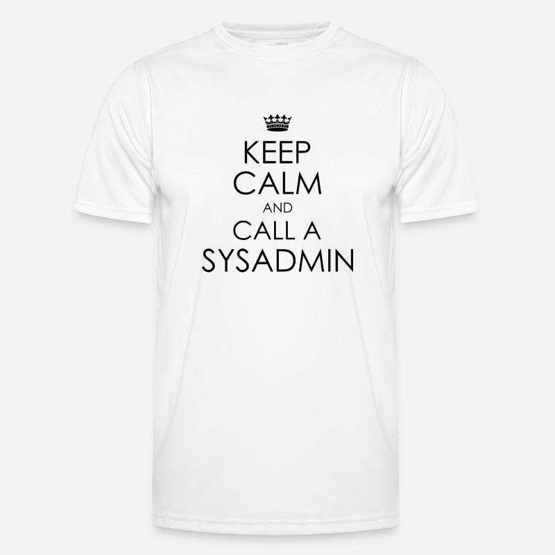 call sysadmin Männer Funktions-T-Shirt