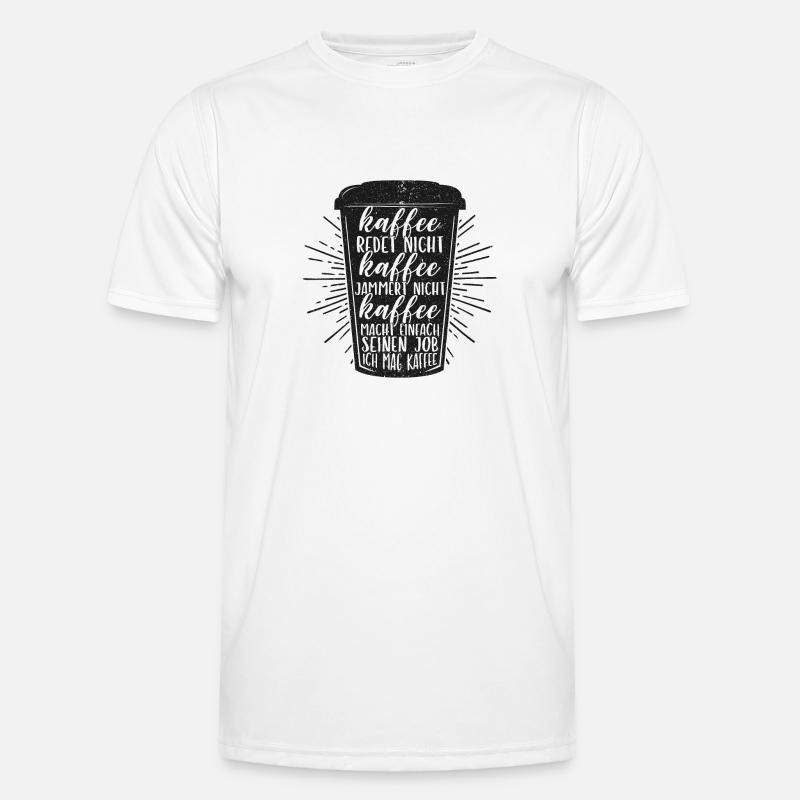 Design Coffee Männer Funktions-T-Shirt