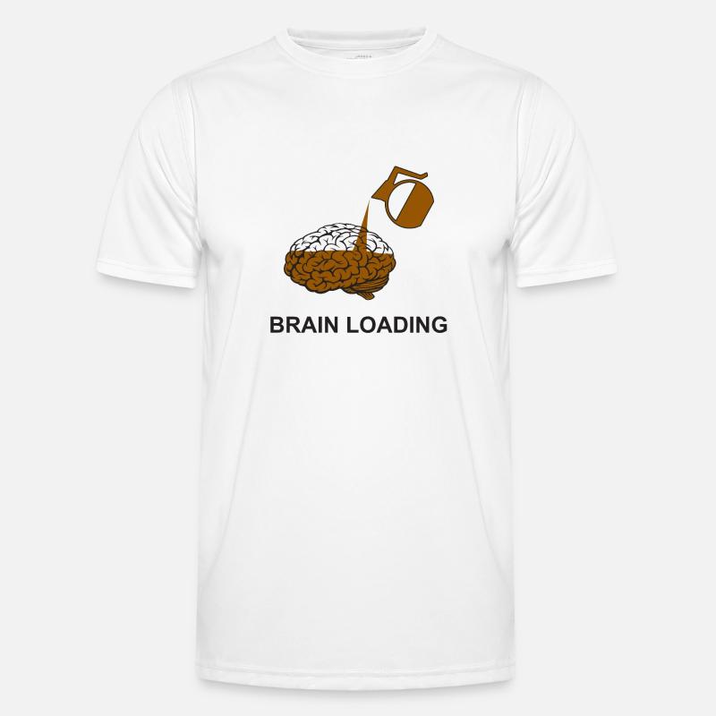 Brain loading by coffee Men's Functional T-Shirt