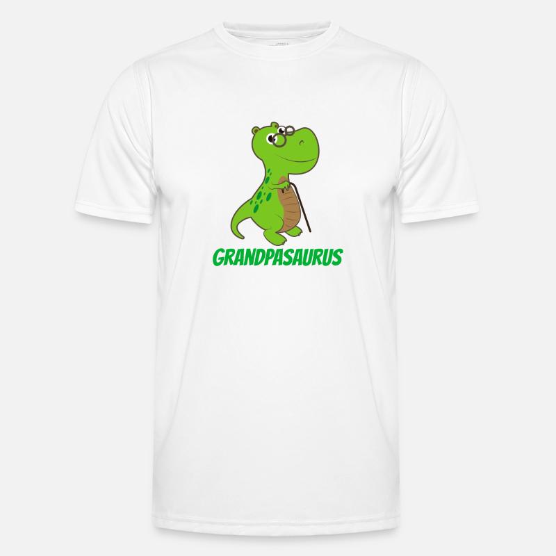 Opasaurus - Gift Idea - Men's Functional T-Shirt - white