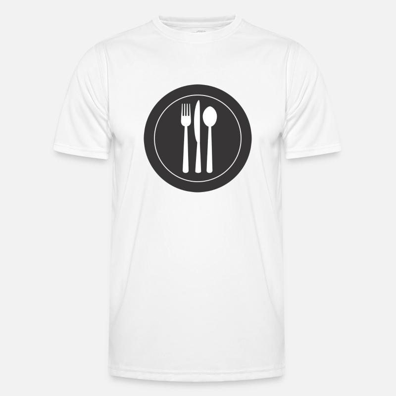 couverts vaisselle flatware silverware cutlery154 T-shirt sport Homme