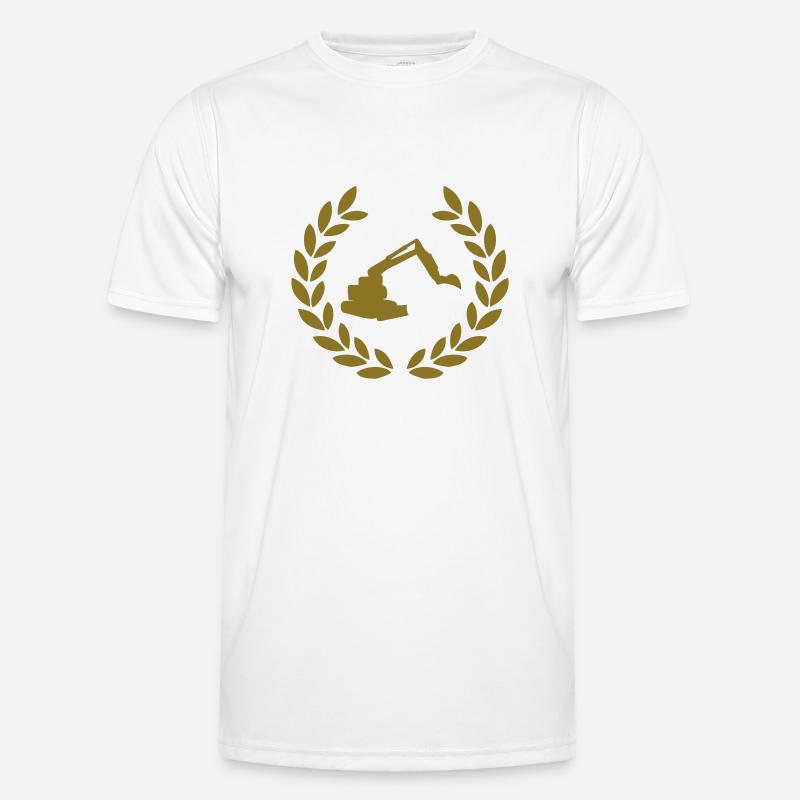 digger deluxe - Men's Functional T-Shirt - white