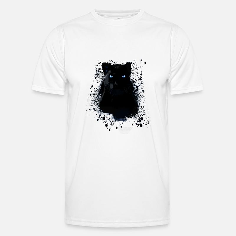 panthère noire, panthère, chat, emo, punk, graffiti T-shirt sport Homme