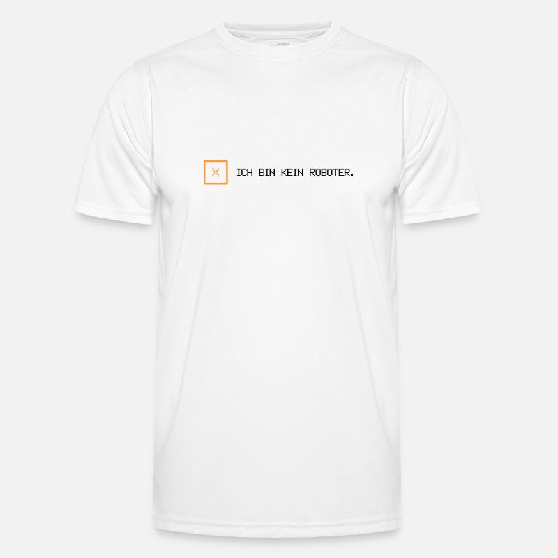 Ich bin kein Roboter. Männer Funktions-T-Shirt