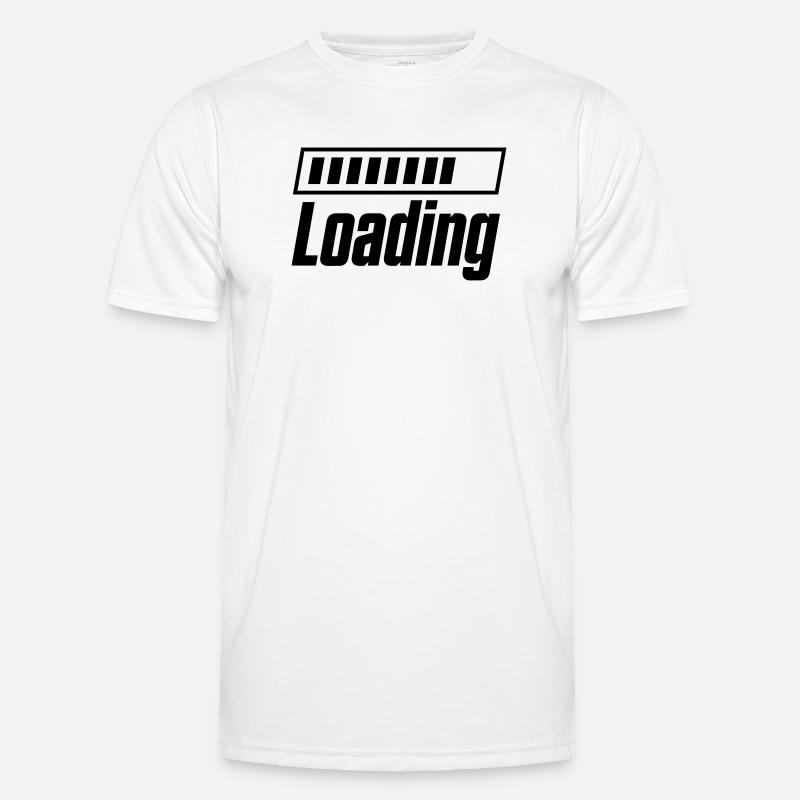 Loading Loading Bar - Men's Functional T-Shirt - white