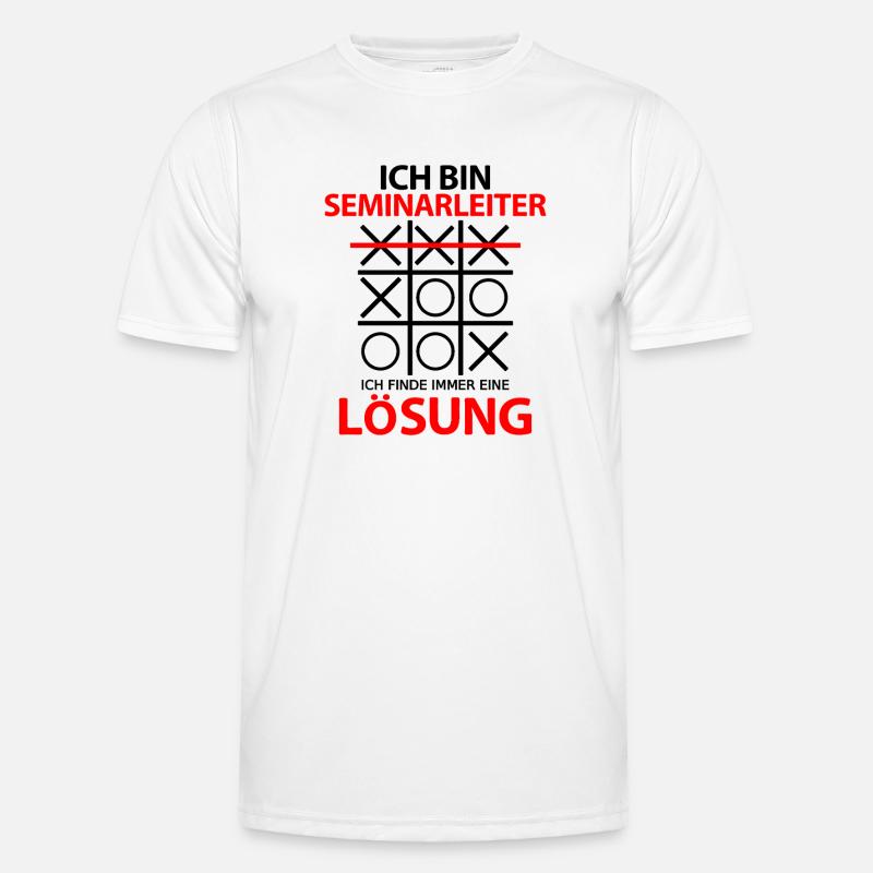 Seminarleiter Danke Abschied Geschenkidee Spruch Männer Funktions-T-Shirt