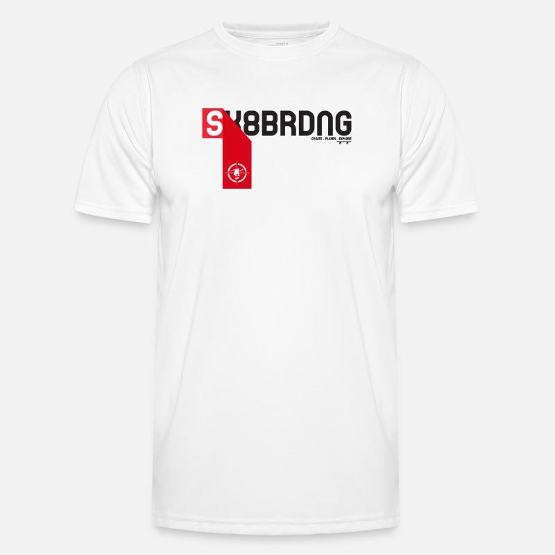 Skateboarding - Men's Functional T-Shirt - white