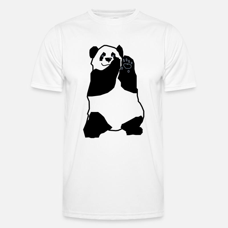 panda T-shirt sport Homme
