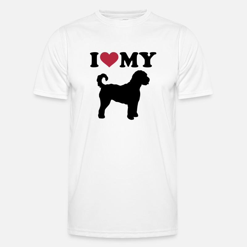 Labradoodle - Men's Functional T-Shirt - white