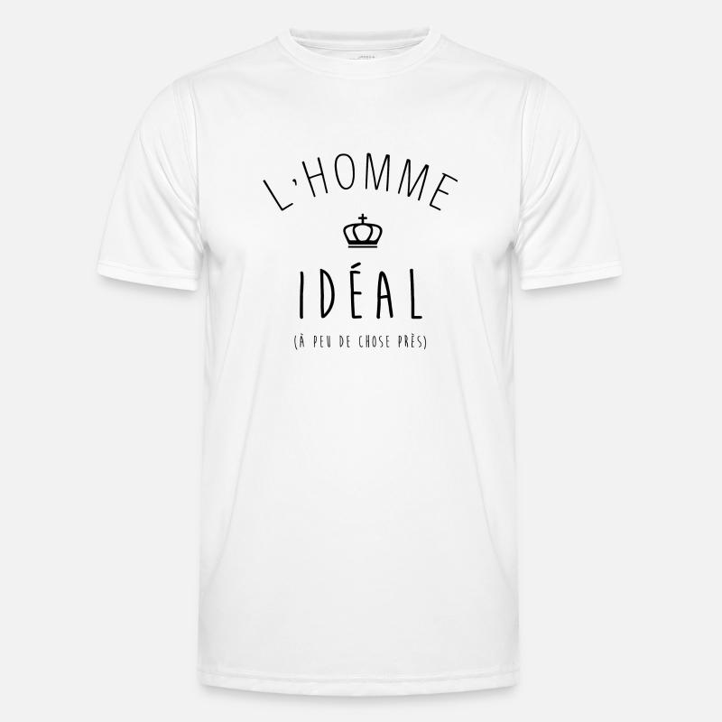 idealer Mann Männer Funktions-T-Shirt