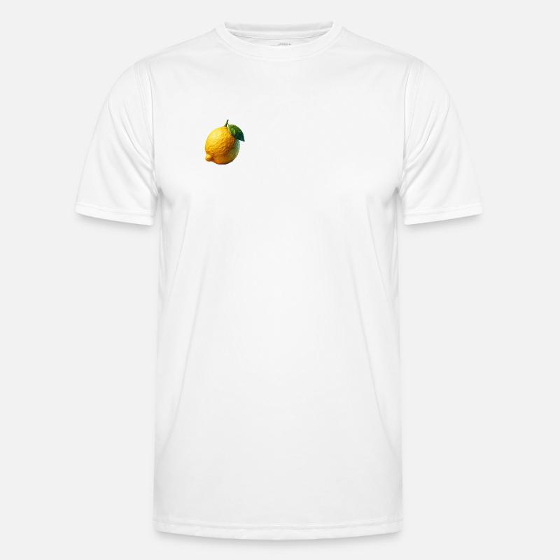 Polygone citron T-shirt sport Homme