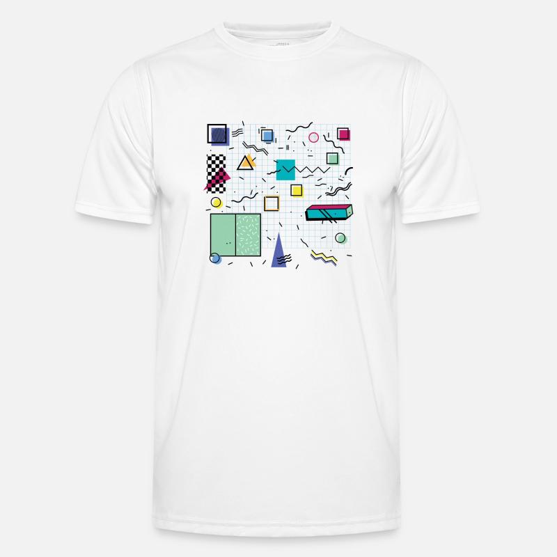 Eldram's Eighties Abstract 01 Men's Functional T-Shirt