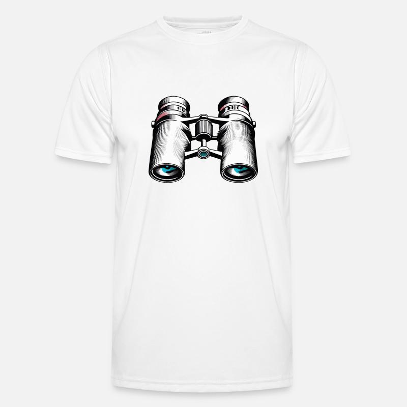 Binoculars / Observation / Observation / Adventure Men's Functional T-Shirt