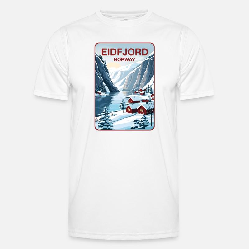 Eidfjord - Men's Functional T-Shirt - white