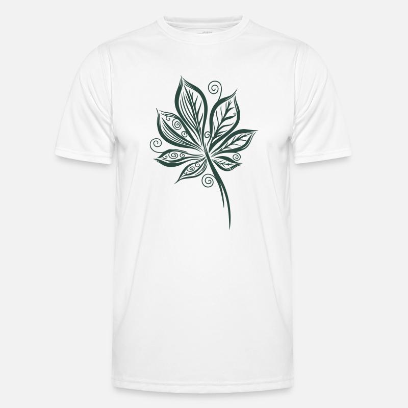 Chestnut Leaf Leaf Chestnut Men's Functional T-Shirt