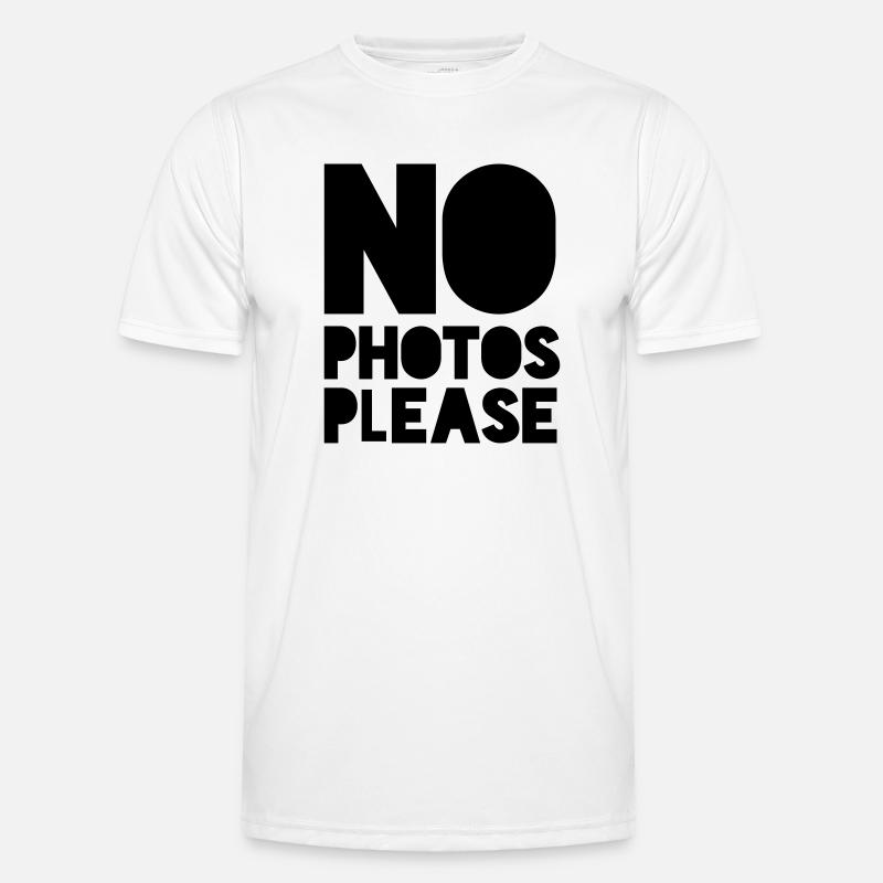 pas de photos s'il vous plaît T-shirt sport Homme