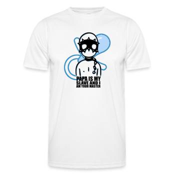 Bébé-Deux - T-shirt sport Homme - blanc - Devant - AI Model Male 178 dark (178cm)