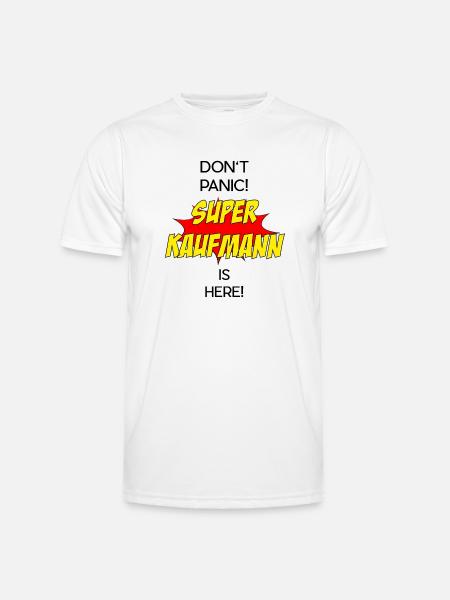 Super Kaufmann / Super Merchant - Männer Funktions-T-Shirt - Weiß