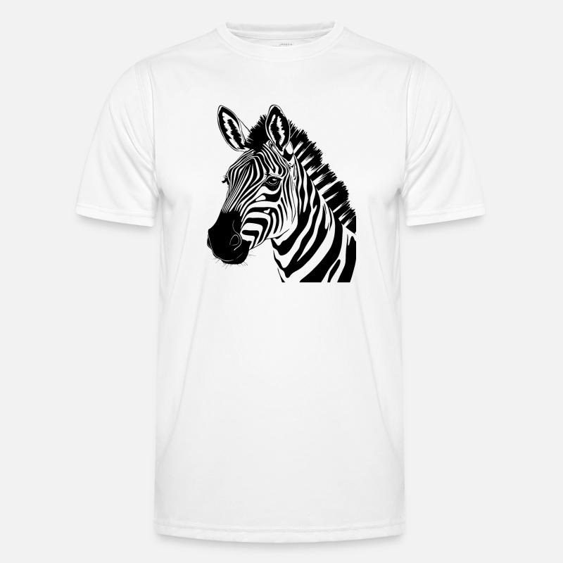 Zebra Head - Men's Functional T-Shirt - white