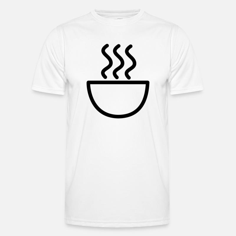 Kaffee Männer Funktions-T-Shirt