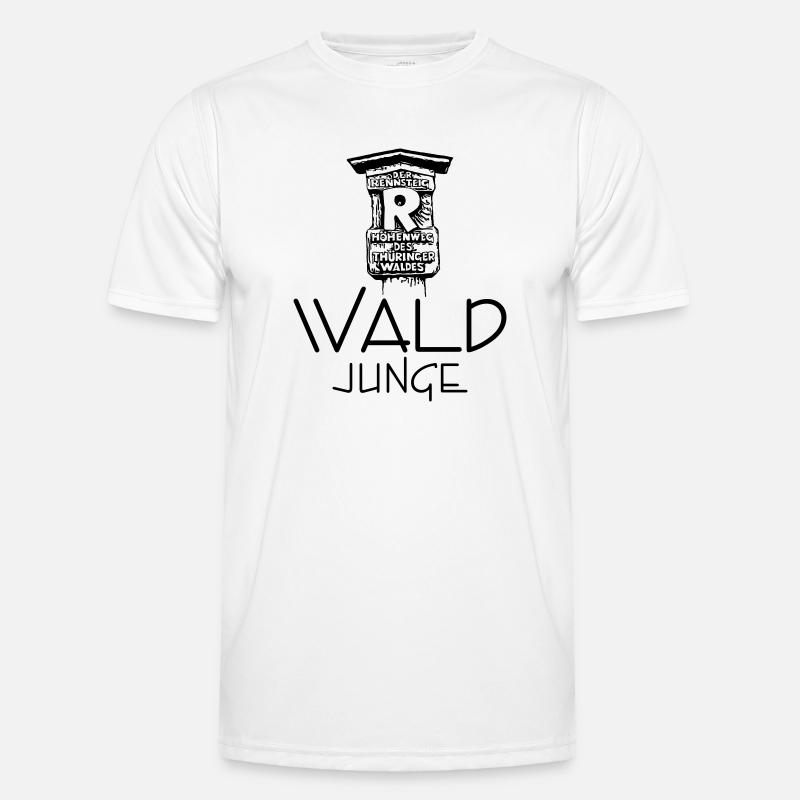 Wald Junge Rennsteig 1 0 Männer Funktions-T-Shirt