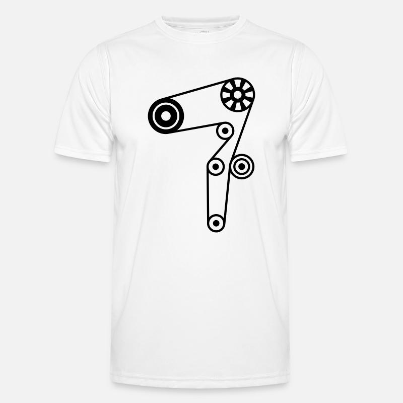 courroie _de_distribution_du _moteur _c1 T-shirt sport Homme