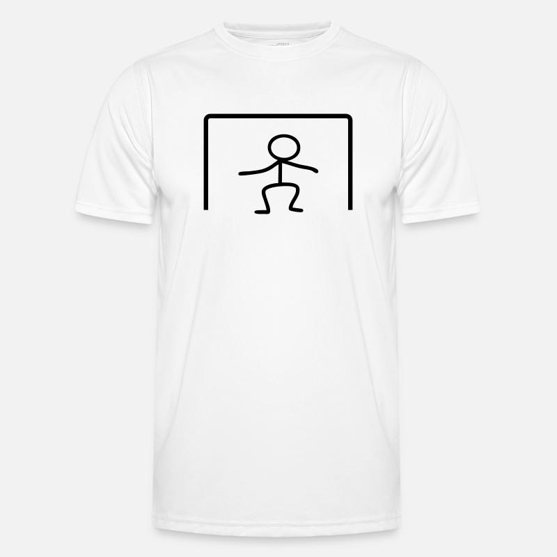 Stick Figures Gate - Men's Functional T-Shirt - white