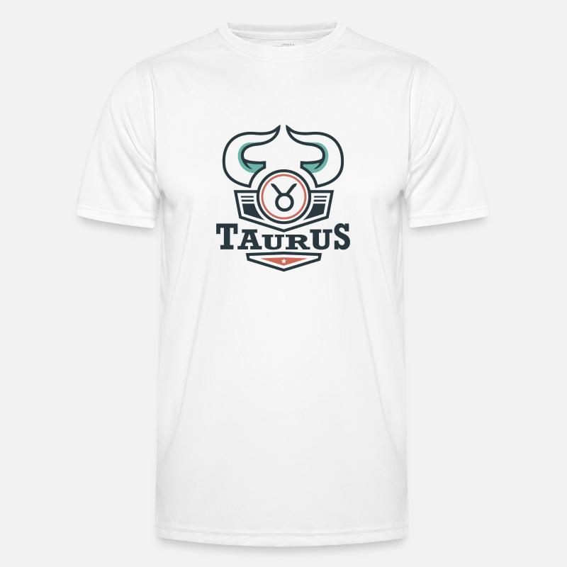Sternzeichen Stier Taurus Mai Juni Geschenk Männer Funktions-T-Shirt