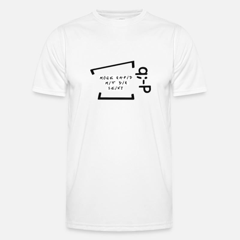 Möge Rapid mit dir sein! q;-P Männer Funktions-T-Shirt