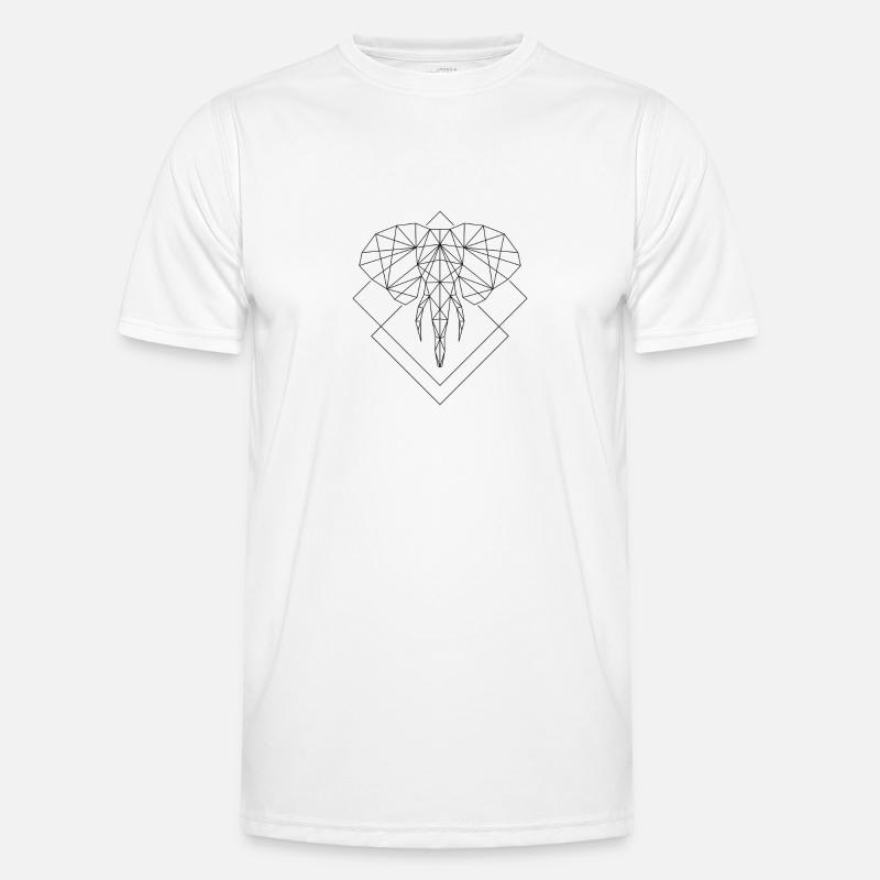 Polygone Eléphant T-shirt sport Homme