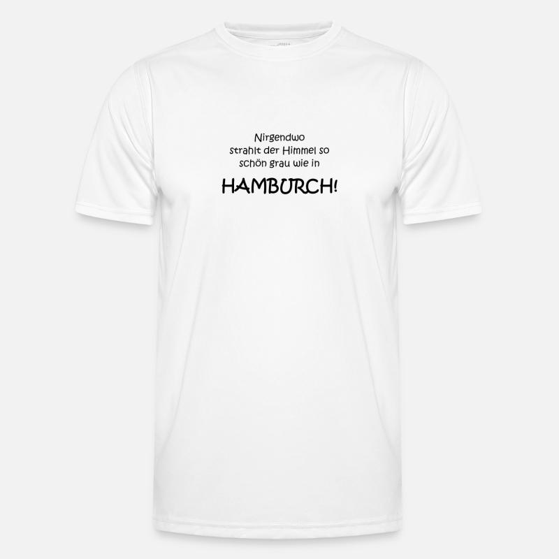 Nirgendwo strahlt der Himmel so schoen wie in Männer Funktions-T-Shirt