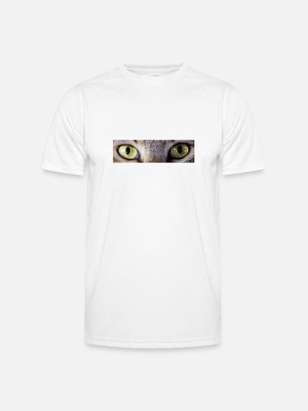 regard de chat - T-shirt sport Homme - blanc