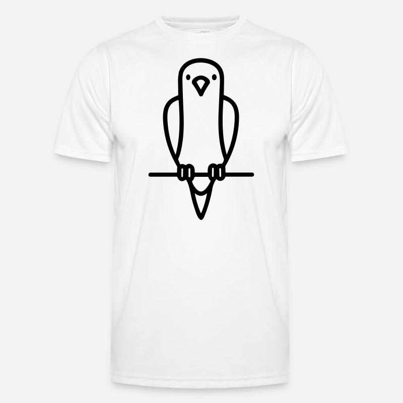 perroquet T-shirt sport Homme
