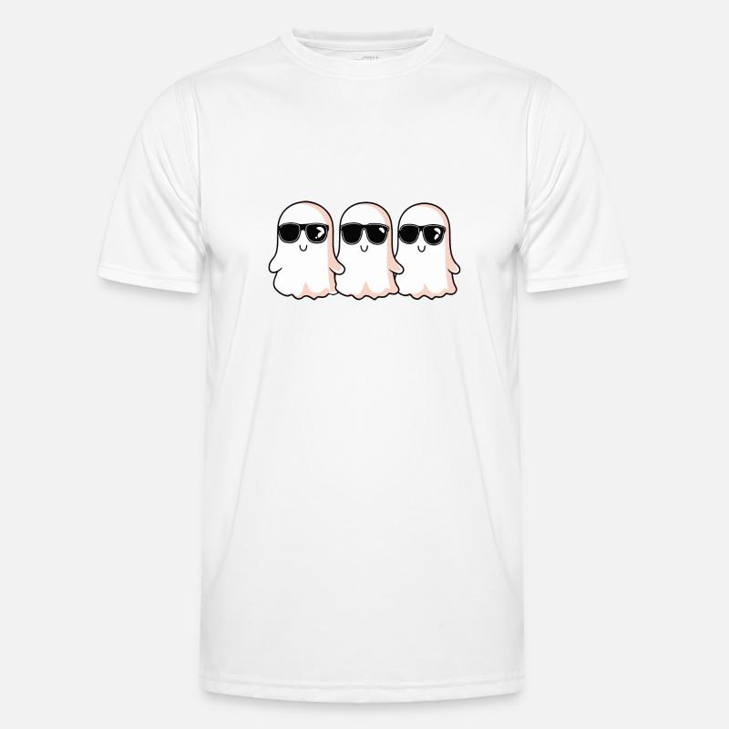 Ghosts Halloween Cool - Men's Functional T-Shirt - white